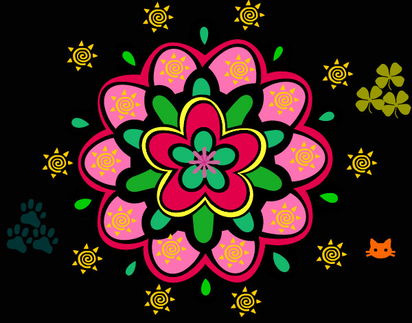 mandala fiore
