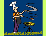Disegno Barbecue pitturato su antonio10