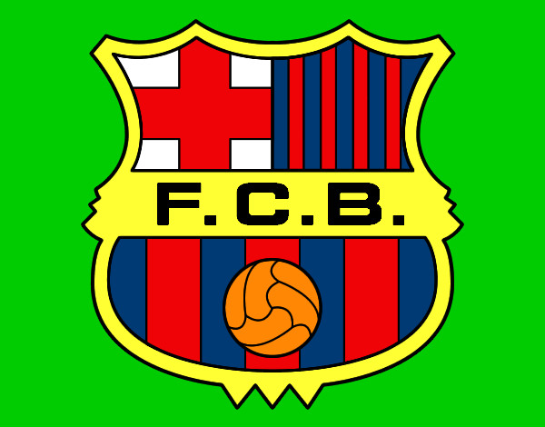 Disegno Stemma del FC Barcelona pitturato su antonio10