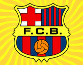 Disegno Stemma del FC Barcelona pitturato su antonio10