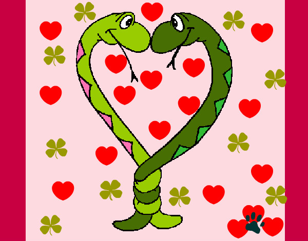 dolci serpent innamorati