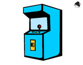 Disegno Videogioco arcade pitturato su lau452000