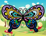 Disegno Farfalla bella pitturato su martina_93