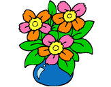Disegno Vaso di fiori  pitturato su martina_93