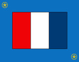 Disegno Francia pitturato su emyrandi