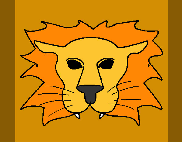 maschera di leone