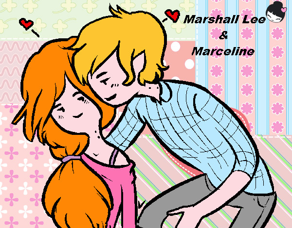 Disegno Marshall Lee e Marceline pitturato su lau452000