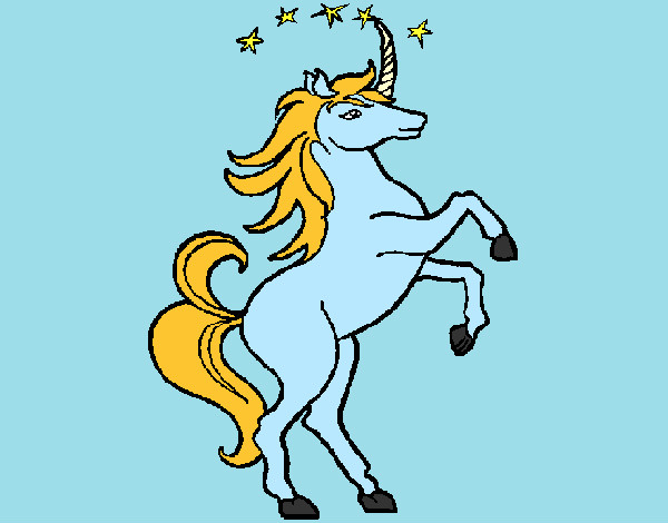 Disegno Unicorno pitturato su marti625