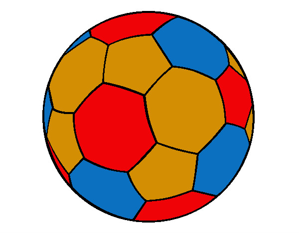Disegno Pallone da calcio II pitturato su Sandro