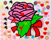 Disegno Rosa, botanica pitturato su samuelgiul