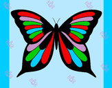 Disegno Farfalla 19 pitturato su beatricetr