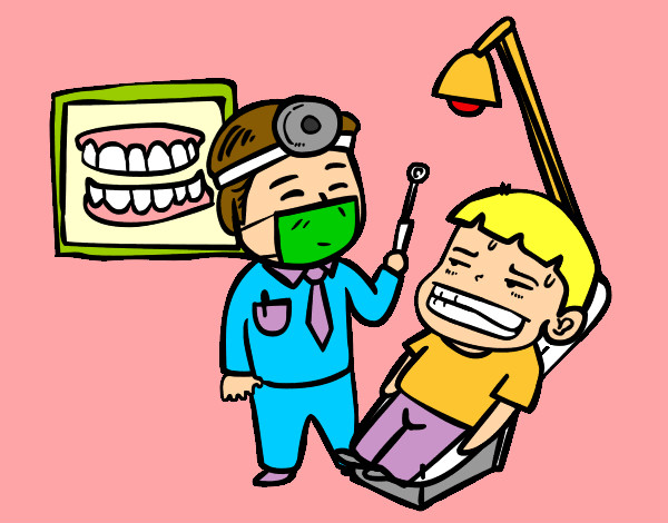 il dentista e il paziente spaventato