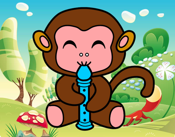 la scimmia