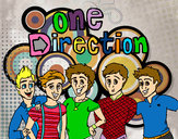 Disegno One Direction 3 pitturato su Bellezza