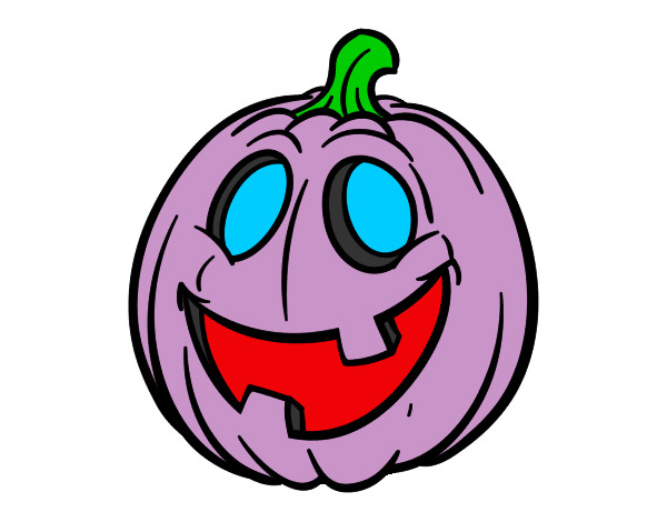 Disegno Zucca Halloween pitturato su stefy4138