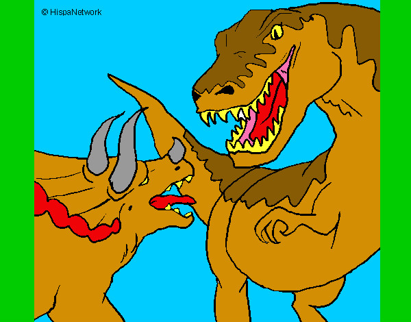 lotta tra dinosauri