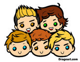 Disegno One Direction 2 pitturato su Malik