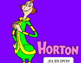 Disegno Horton - Sindaco pitturato su luca