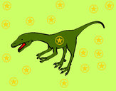 Disegno Velociraptor II pitturato su Raptorjp