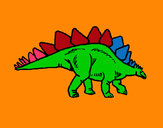Disegno Stegosaurus  pitturato su mary99