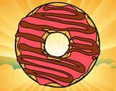 Disegno Donut pitturato su TheGiolly