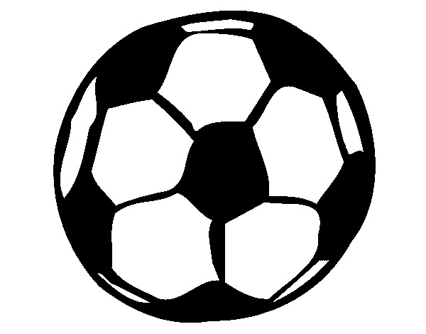 Disegno Pallone da calcio pitturato su Luca
