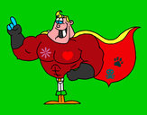 Disegno Superhero pitturato su dudu2006