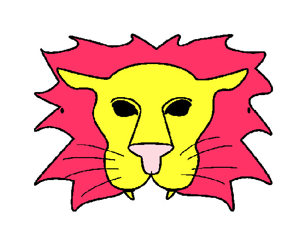 maschera da leone
