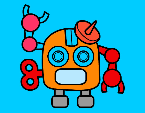 Robot con antenna