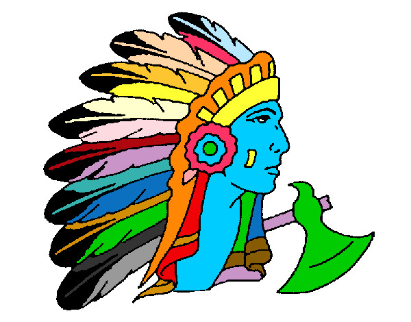 Disegno Indiano con le piume  pitturato su roberto26