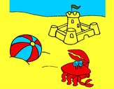 Disegno Spiaggia 2 pitturato su davide07