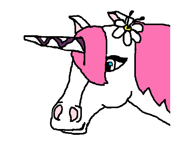 Disegno Unicorno II pitturato su alessia04