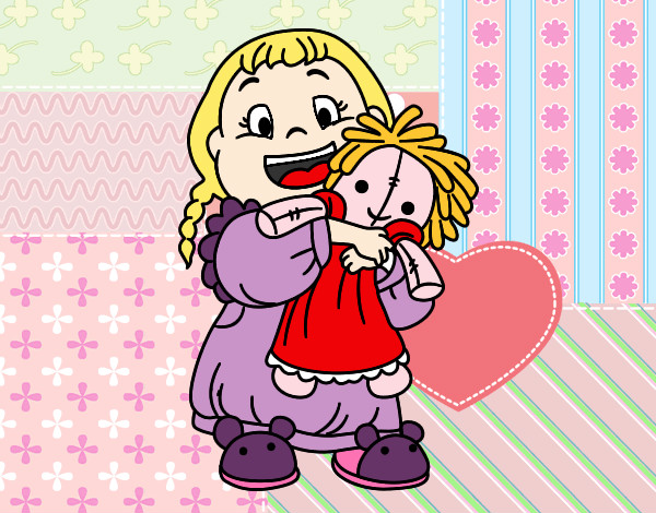 Bambina con la bambola