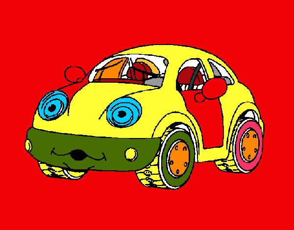 Disegno Herbie  pitturato su luca08