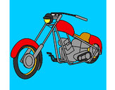 Disegno Motocicletta pitturato su Tamara555