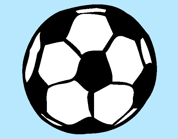 Disegno Pallone da calcio pitturato su ale04