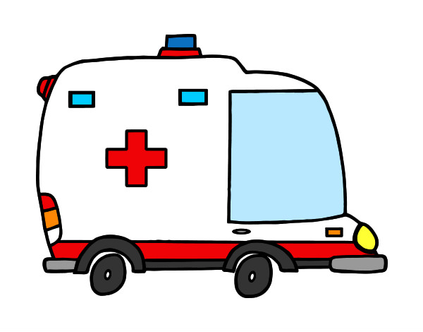 Ambulanza di profilo
