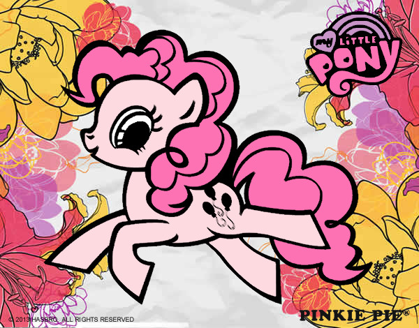 Disegno Pinkie Pie pitturato su federica7