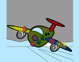 Disegno Aereo in fase di atterraggio  pitturato su samuel2008