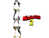 Disegno Madagascar 2 Pinguino pitturato su wwwx