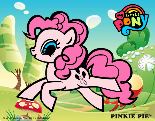 Disegno Pinkie Pie pitturato su ale04