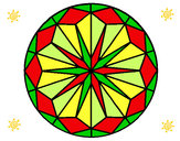 Disegno Mandala 41 pitturato su EmaLele98