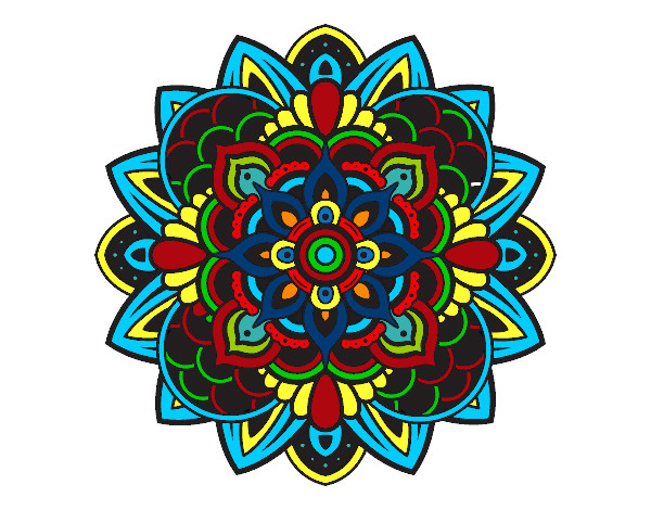 Disegno Mandala decorative pitturato su EmaLele98