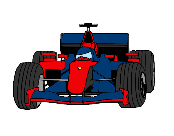 Disegno Auto di F1  pitturato su carl