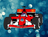 Disegno Auto di F1  pitturato su luca08