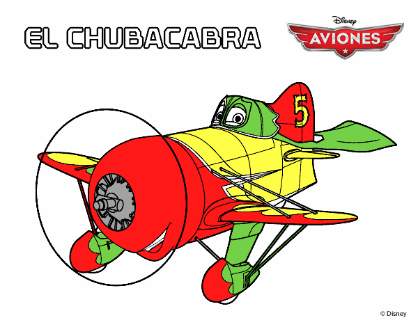 Disegno Planes - El Chupacabra pitturato su carl