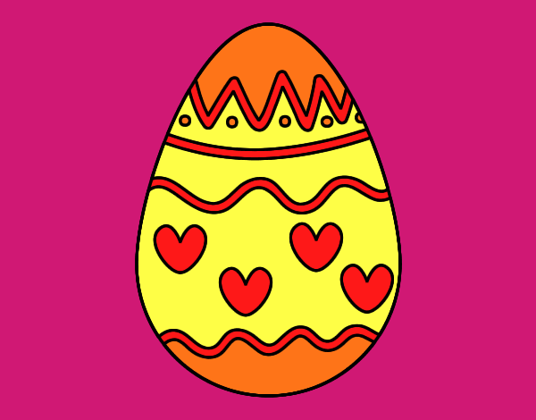 Uovo con cuori