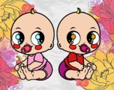 Bambini gemelle