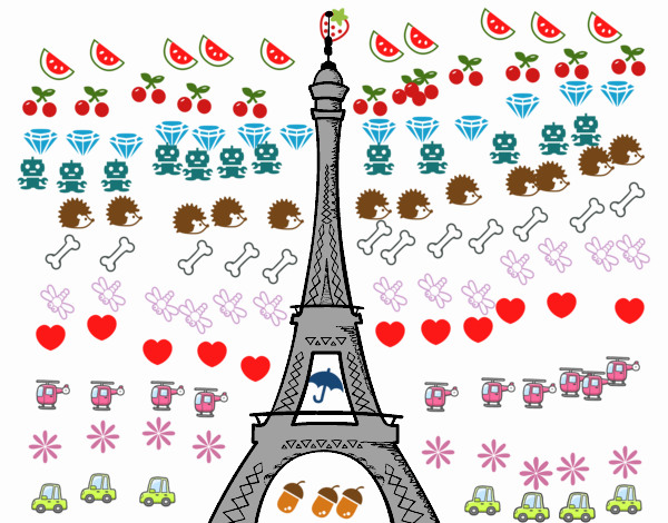 Disegno La Torre Eiffel Colorato Da Utente Non Registrato Il 21 Di Maggio Del 15