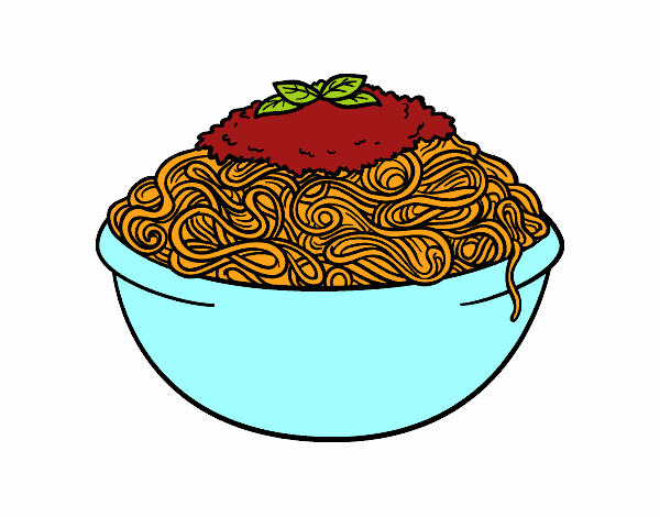 Disegno Spaghetti pitturato su stefy2302